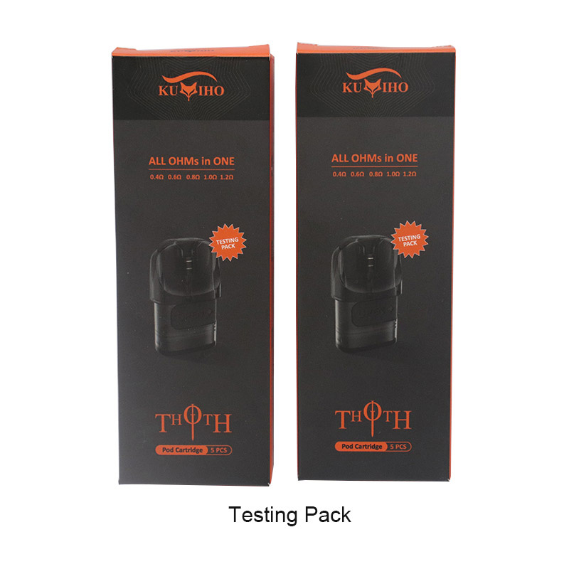 [Testing Pack] Kumiho THOTH Series Pod Cartridge with 5 Different Ohms (5pcs/pack)
